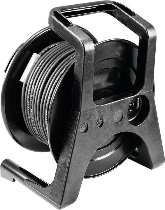 Image du produit Psso Enrouleur de câble DMX XLR 30m sw Neutrik 2x0,22 (30 m, 0.22 mm²² mm)