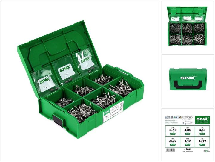 Immagine prodotto Spax L-BOXX (703 Viti per pezzo)