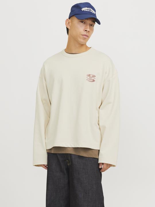 Actual product image Jack & Jones Jorretiro Back Sweat Crew Neck Se25 Ln (M)
