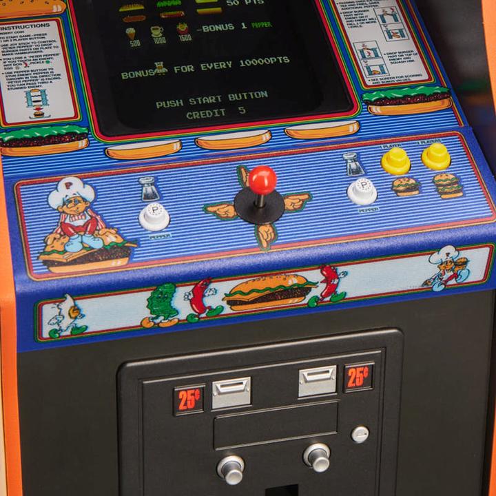 Actual product image Numskull Quarter Scale Arcade Cabinet - Burger Time