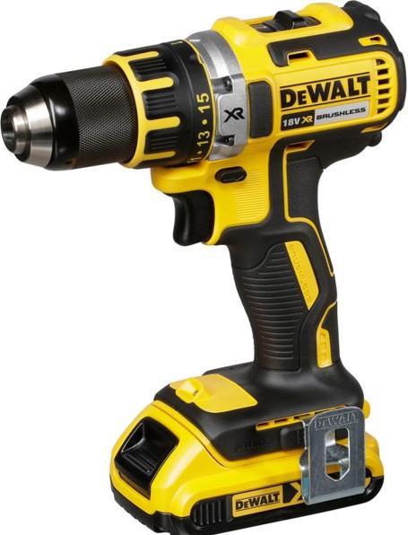 Actual product image DeWalt Brushless Compact Drill Driver 18V 2Ah (Rechargeable battery operated)