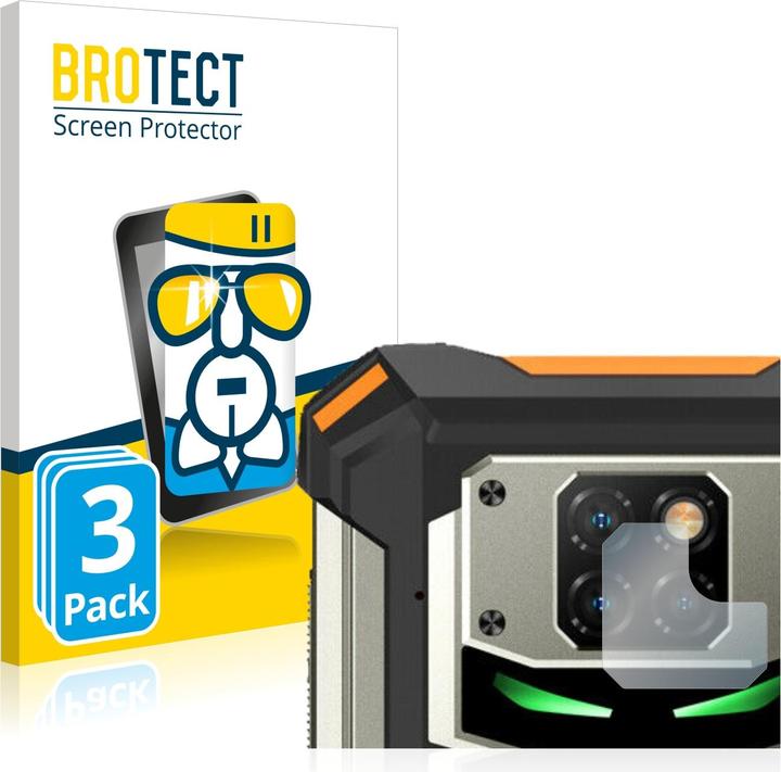 Produktbild BROTECT AirGlass Panzerglasfolie (3 Stück, Doogee S88 Pro)