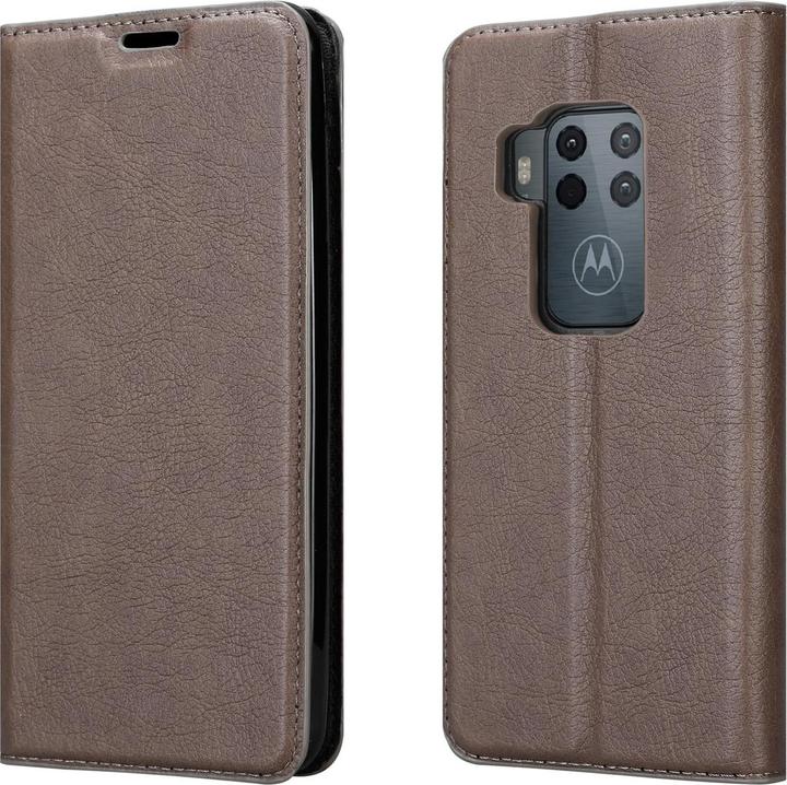 Actual product image Cadorabo Book Invisible Magnet Cover (Motorola One Pro)