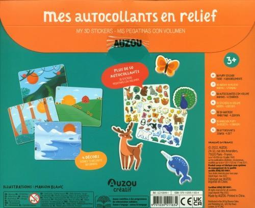 Produktbild Auzou France Animaux : mes autocollants en relief
