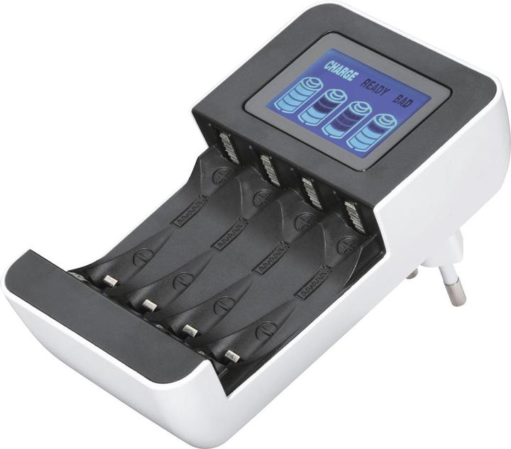Hama Caricabatterie per 1-4 batterie NiMh AA o AAA (1 pz., AA, AAA, Batteria + Caricabatterie)