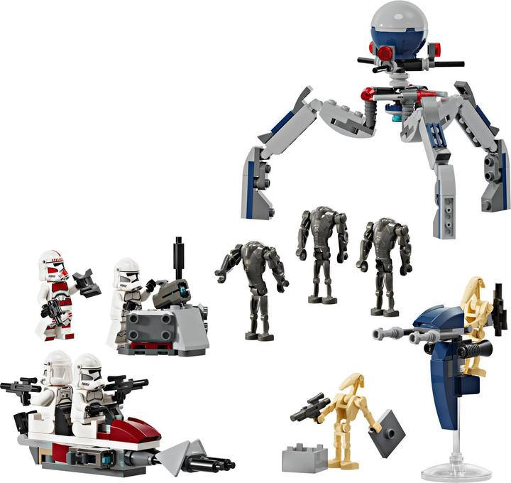 Immagine prodotto LEGO 75372 Pacchetto da battaglia Clone Trooper™ e Battle Droid™ (75372, LEGO Star Wars)