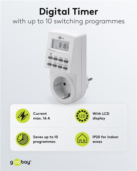 Actual product image Goobay Timer