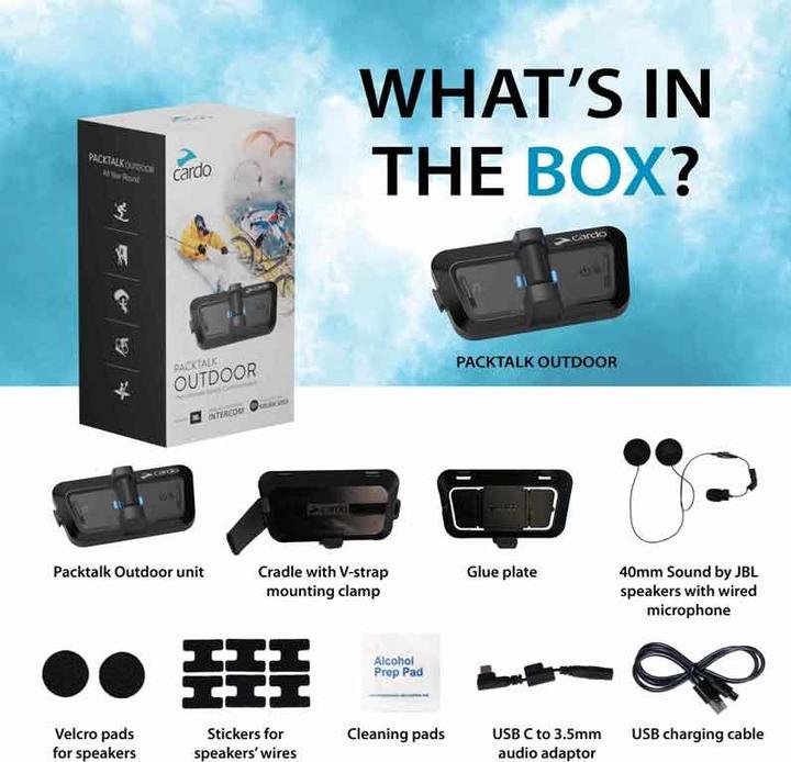 Actual product image Cardo PACKTALK Outdoor (Set of 1)