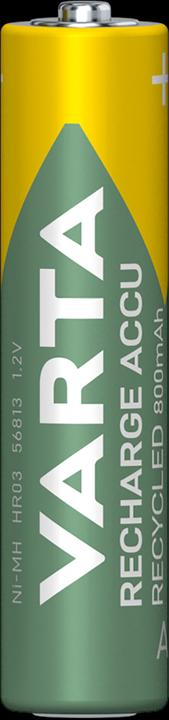 Produktbild Varta Recharge Accu Recycled (2 Stk., AAA, 800 mAh)
