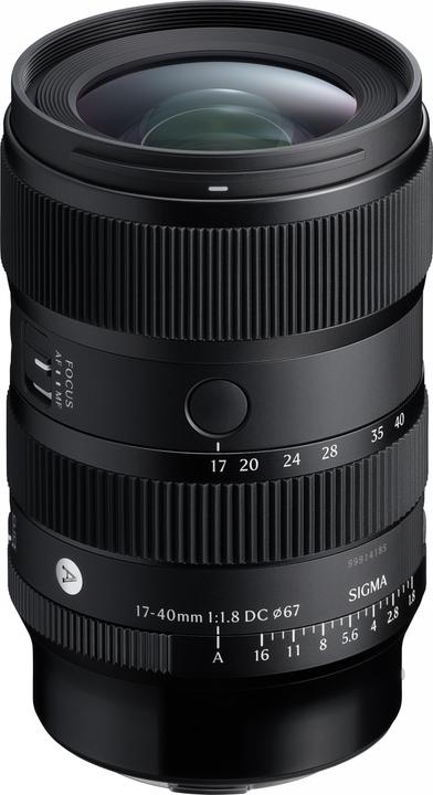 Produktbild Sigma 17-40mm F1,8 DC | Art (Sony-E) (Sigma SA, APS-C / DX)