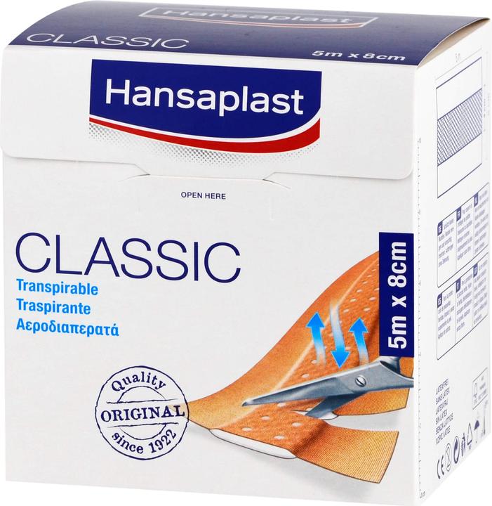 Image du produit Hansaplast Pansement Classic 5 m x 8 cm, 1 pce (1 x)
