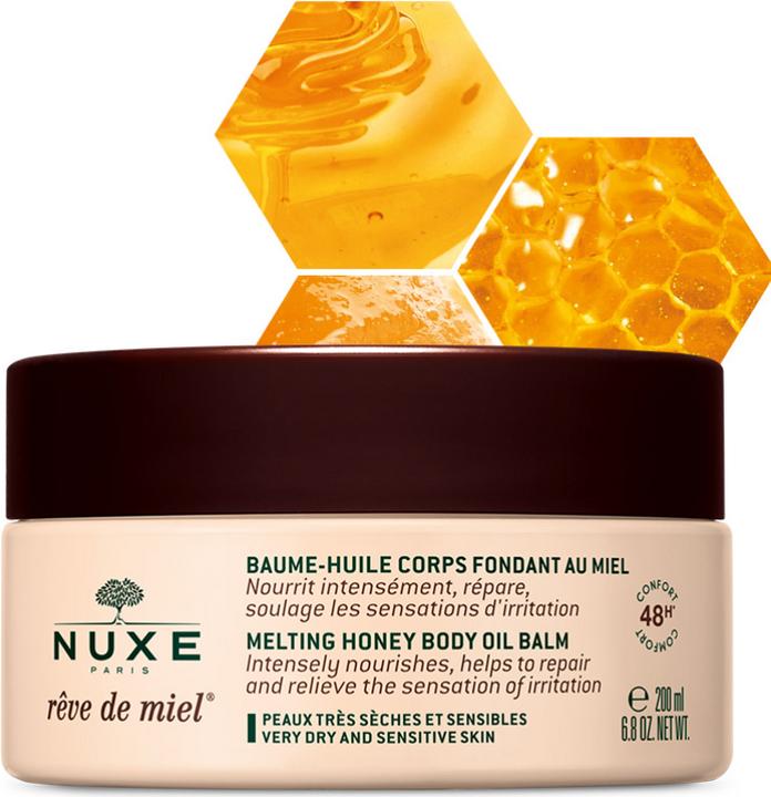 Image du produit Nuxe Rêve de Miel - Zartschmelzender Honig- Ölbalsam für den Körper (Crème pour le corps, 200 ml)