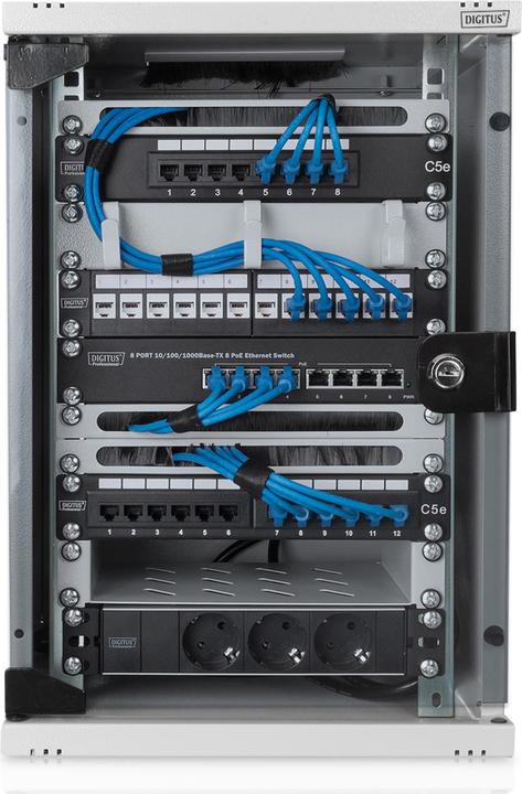 Image du produit Digitus Enceinte professionnelle murale (9 HE, Rack 10 pouces)