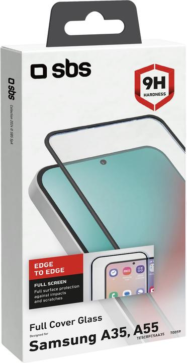 Immagine prodotto SBS Full Cover Glass (1 Pezzo/i, Samsung Galaxy A55, Samsung Galaxy A35)