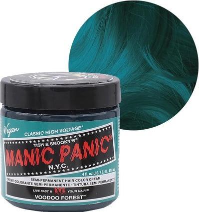 Manic Panic Voodoo Forest Classic Creme Vegan Cruelty Free Semi-Permanent Hair Color 118ml (Voodoo Forest)