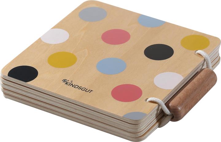 Produktbild Kindsgut Beschäftigungsspielzeug Holzbuch Farben