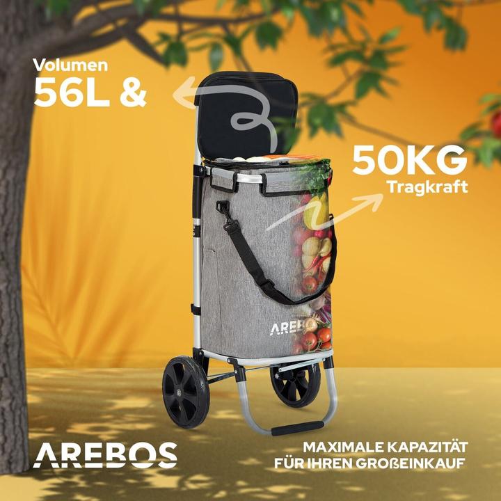 Actual product image Arebos Shopping trolley