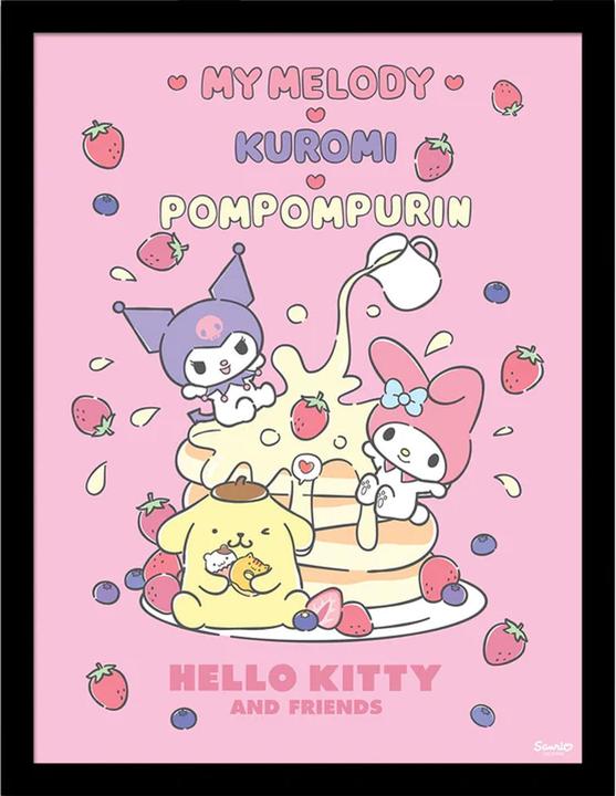 Produktbild Hello Kitty & Friends Gerahmtes Poster Freunde (40 x 30 cm)