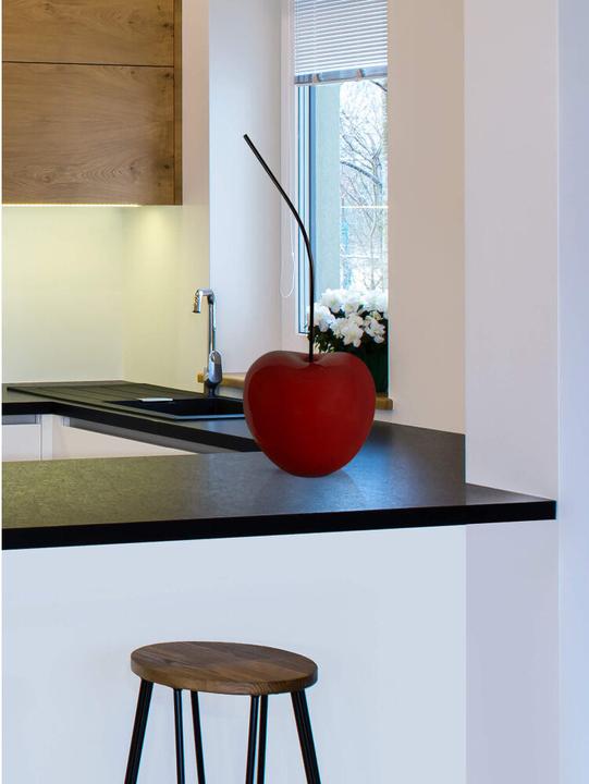 Actual product image Large dark red decorative cherry 66 cm