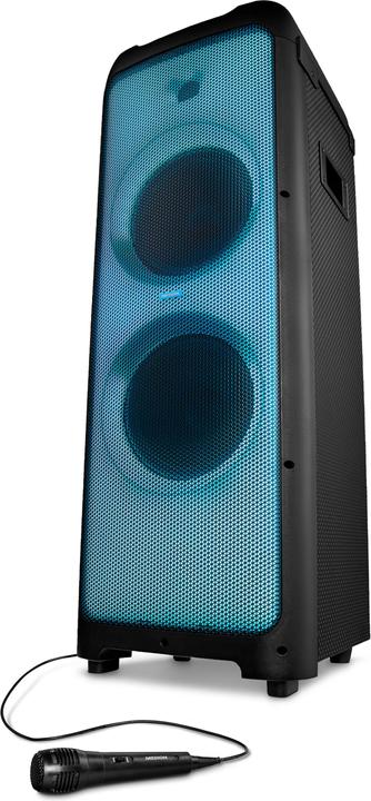 Produktbild Medion LIFE® X61200 Partylautsprecher, Bluetooth®-Soundsystem, LED-Frontpanel mit spektakulärer & mehrfarbi (Netzbetrieb)