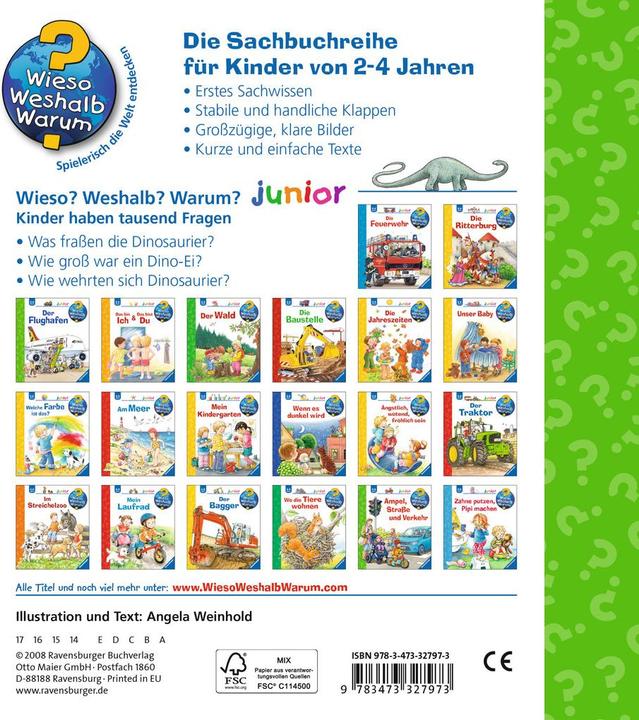 Actual product image Ravensburger Die Dinosaurier (German, Angela Weinhold, 2012)