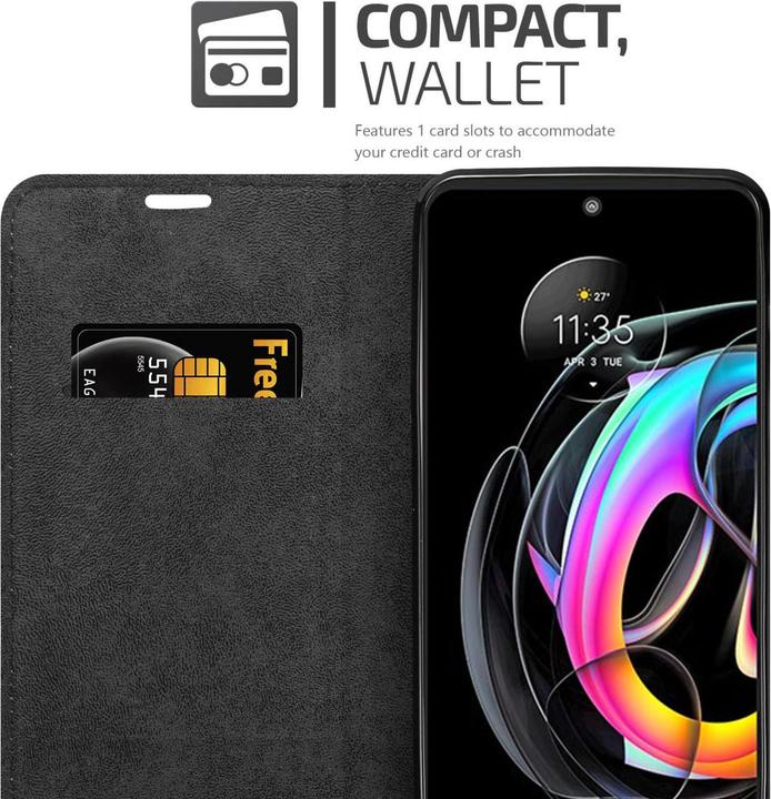 Immagine prodotto Cadorabo Custodia per Motorola EDGE 20 LITE / FUSION a libro Invis. Stile magnetico (Motorola Edge 20 Lite)