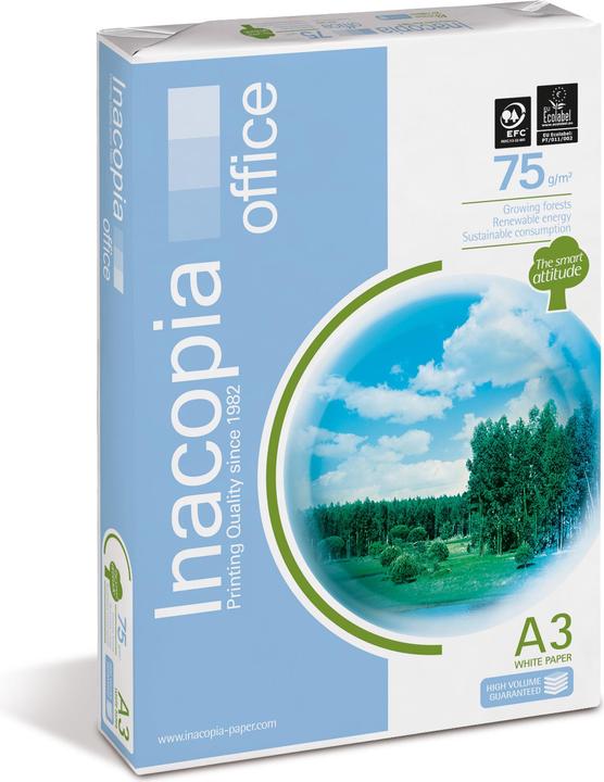 Produktbild Inacopia Kopierpapier Office FSC A3 88217712 75g, 500 Blatt (75 g/m², 500 x, A3)