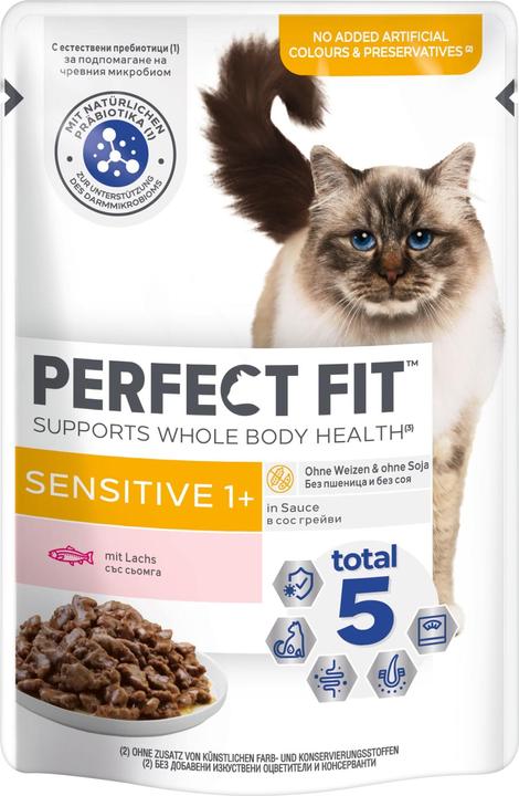 Actual product image Perfect Fit Sensitive 1+ with salmon (Adult, 1 pcs., 85 g)