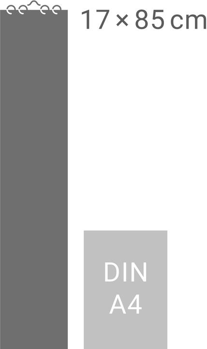 Actual product image Supermemo Kalender 2026 (17 x 85 cm, Hardcover, German)
