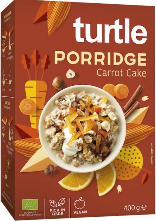 Actual product image Turtle Porridge Carrot Cake (400 g)