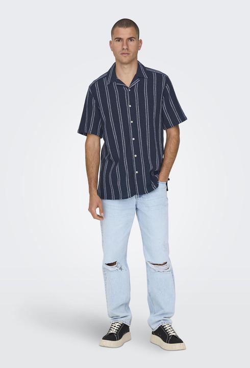 Actual product image Only & Sons Striped short sleeve shirt (XXL)