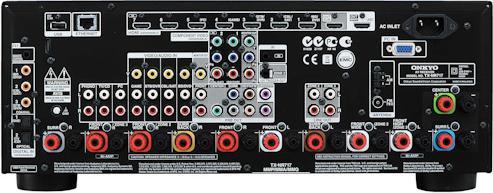 Produktbild Onkyo TX-NR717, 4k Qdeo, Spotify, Schwarz (Receiver)
