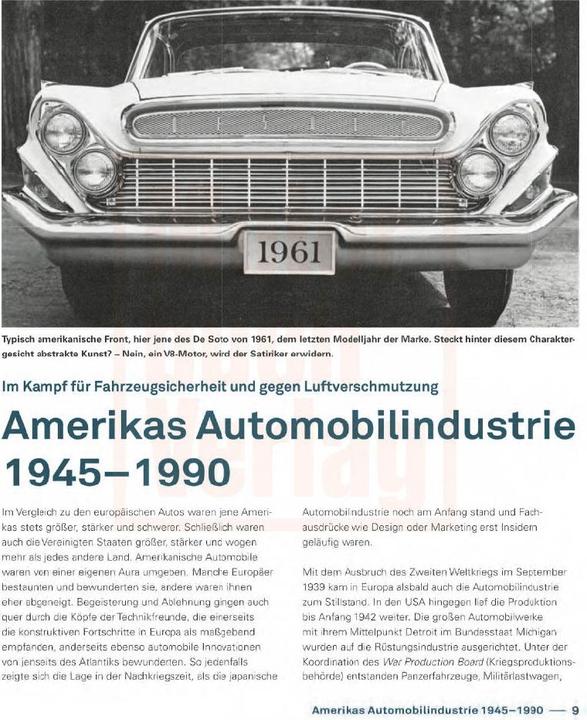 Actual product image Amerikanische Autos 1945-1990 (German, Roger Gloor, 2022)