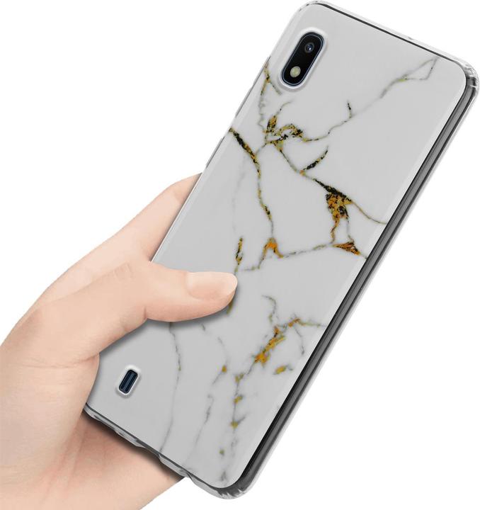 Produktbild Cadorabo IMD TPU Bunter Marmor Cover (Samsung Galaxy A10, HTC One M10)
