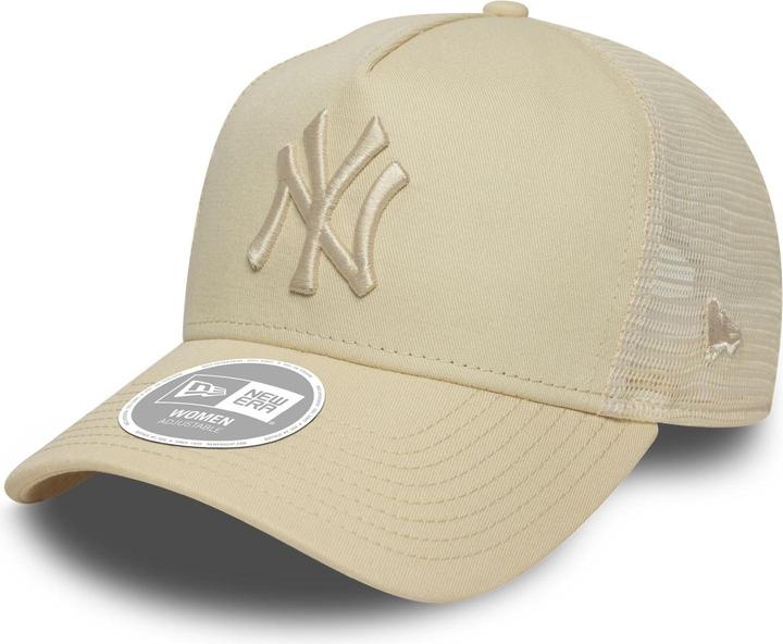 New Era Damen A-Frame Trucker Cap New York Yankees Beige