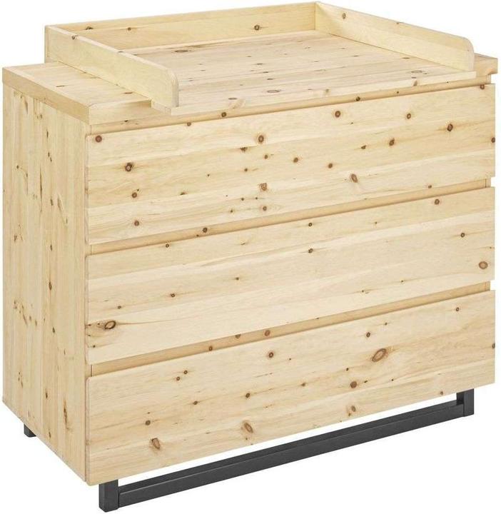 Produktbild Schardt ZIRBE Sparset aus Kombi-Kinderbett, Umbauseiten, Wickelkommode (Babybett, Wickelkommode)