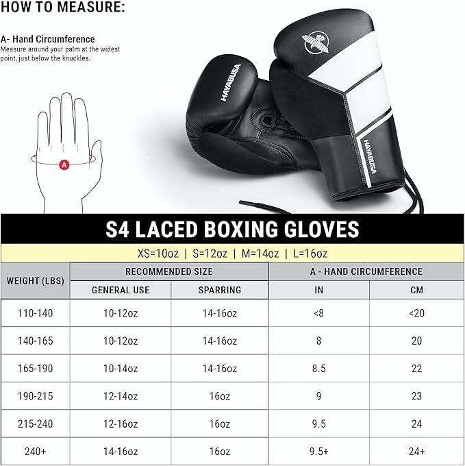 Actual product image Hayabusa S4 Lace Up (10 OZ)