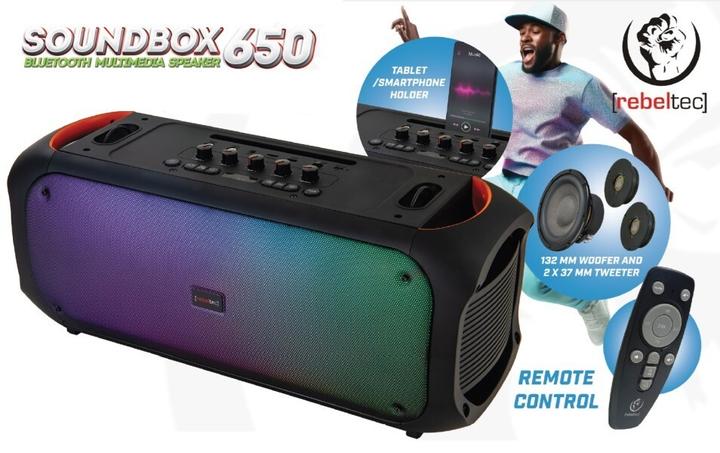 Actual product image Rebeltec Speaker SoundBox 650 80W RMS