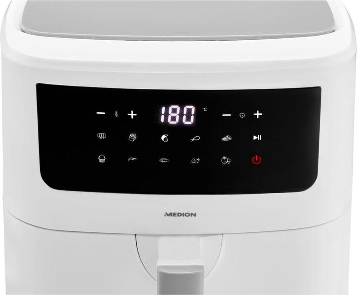 Immagine prodotto Medion MD 11750 Friggitrice Life P10 XL Duo da 6,8 litri, bianca