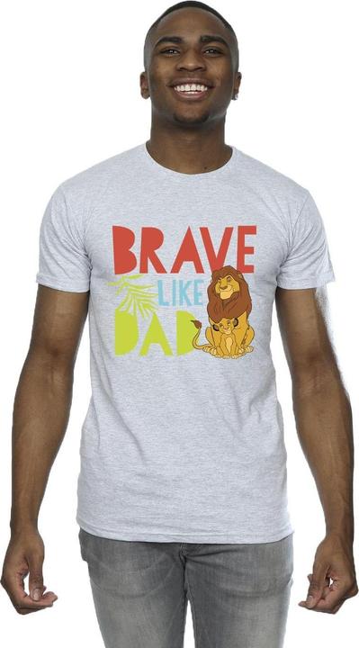 Image du produit Disney - T-shirt THE LION KING BRAVE LIKE DAD - Homme (L)