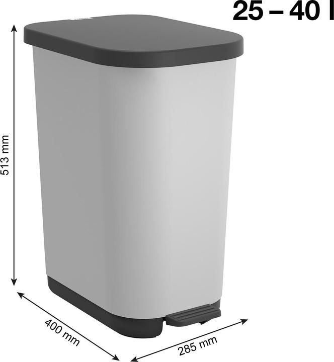 Image du produit Rotho Poubelle à pédale 35 l RIBO (35 l)