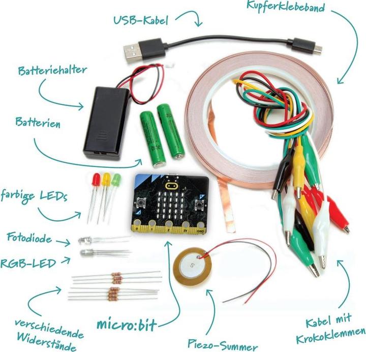 Produktbild Joy-it Abenteuer Elektronik MicroBit-V2, Open Roberta Edition