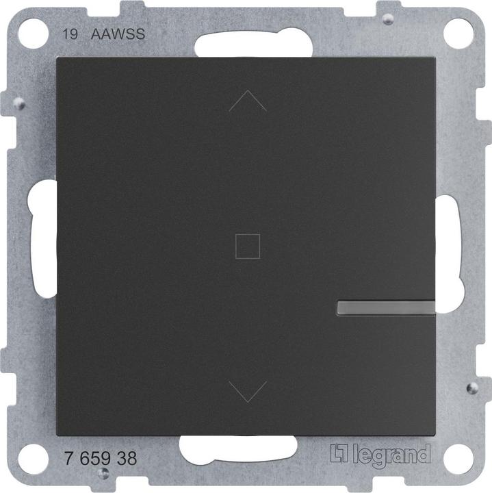 Image du produit Legrand Seano with Netatmo 765938 Interrupteur pour volets roulants Anthracite