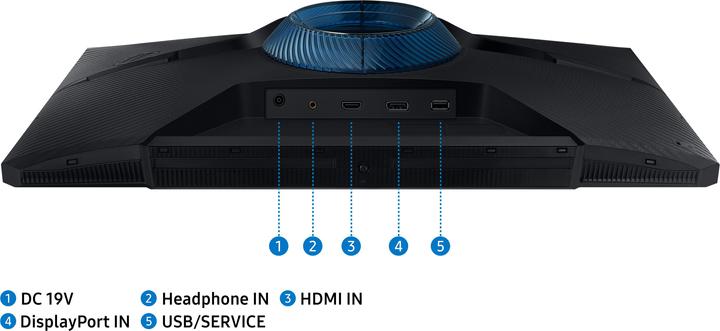 Actual product image Samsung Odyssey G3A (1920 x 1080 pixels, 24")