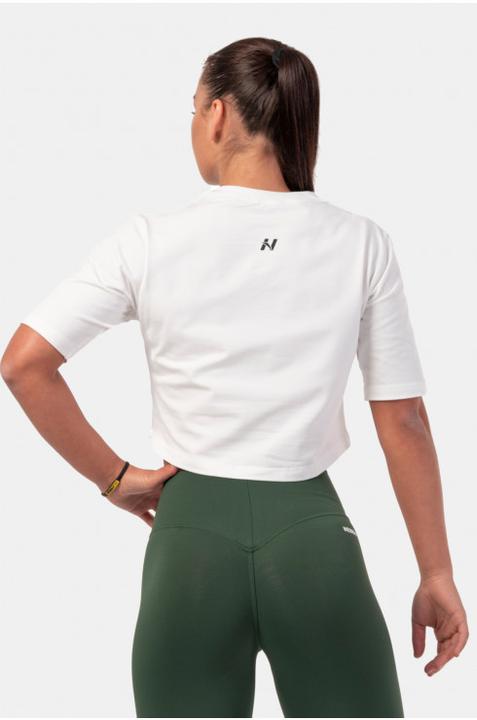Produktbild Nebbia Minimalist Logo Crop Top 600 Cream (XS)