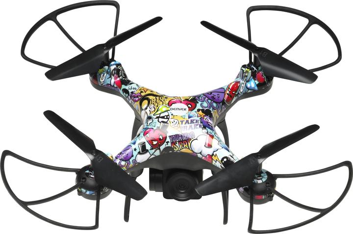 Actual product image Denver DCH-350 Camera Drone Quadrocopter Multicolor 4 Rotors 1600 mAh (22 min, 270 g, 1 Mpx)