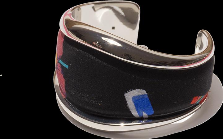 Produktbild MM33 Bangle mini pattern (950 Platin)