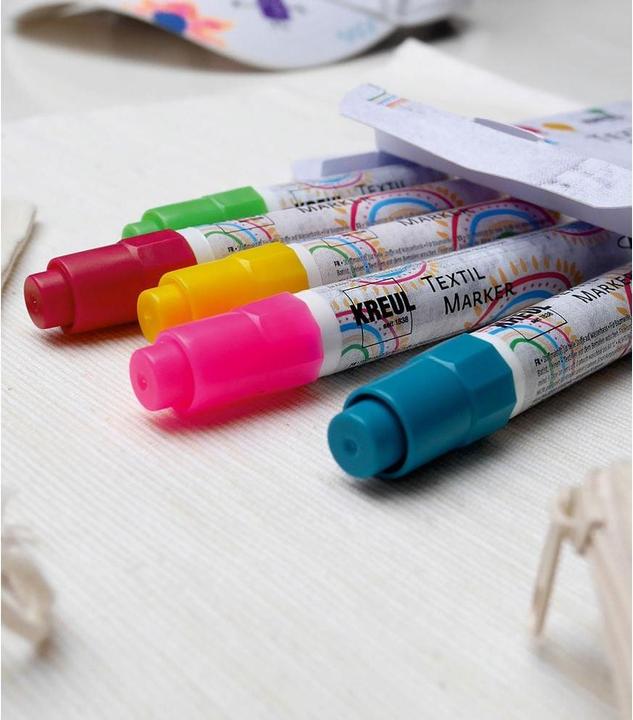 Actual product image Kreul Textile Marker Junior (Multinational, 4 mm, 5 x)