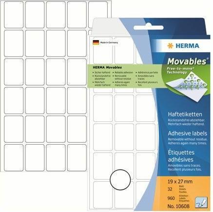 Produktbild HERMA Ablösbare Vielzweck-Etiketten