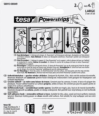 Productafbeelding tesa Powerstrips haken
